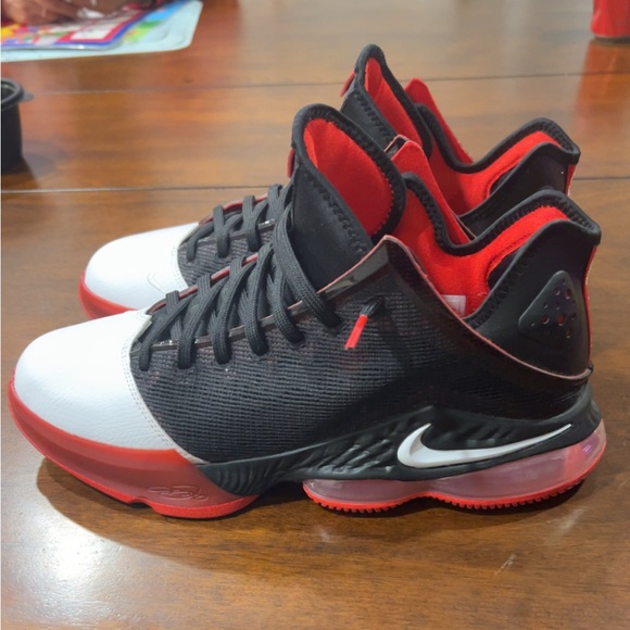 Nike Lebron 19 Black/University Red/White - Worn one time.  Great condition. - Picture 4 of 10